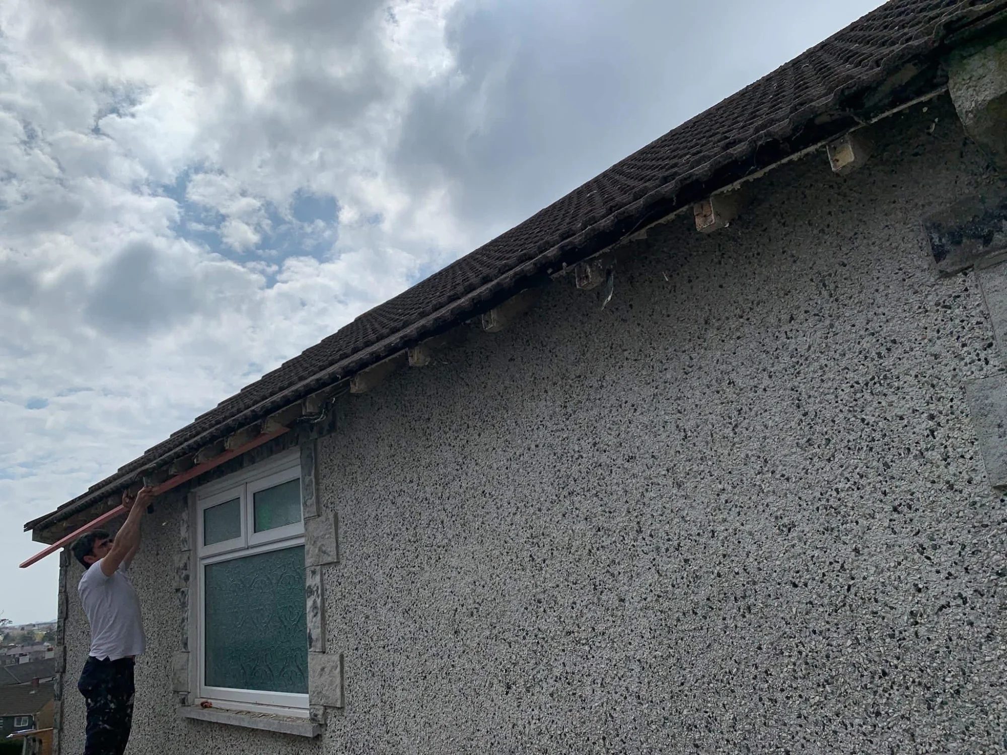Storm damage roof repairs in Budleigh Salterton