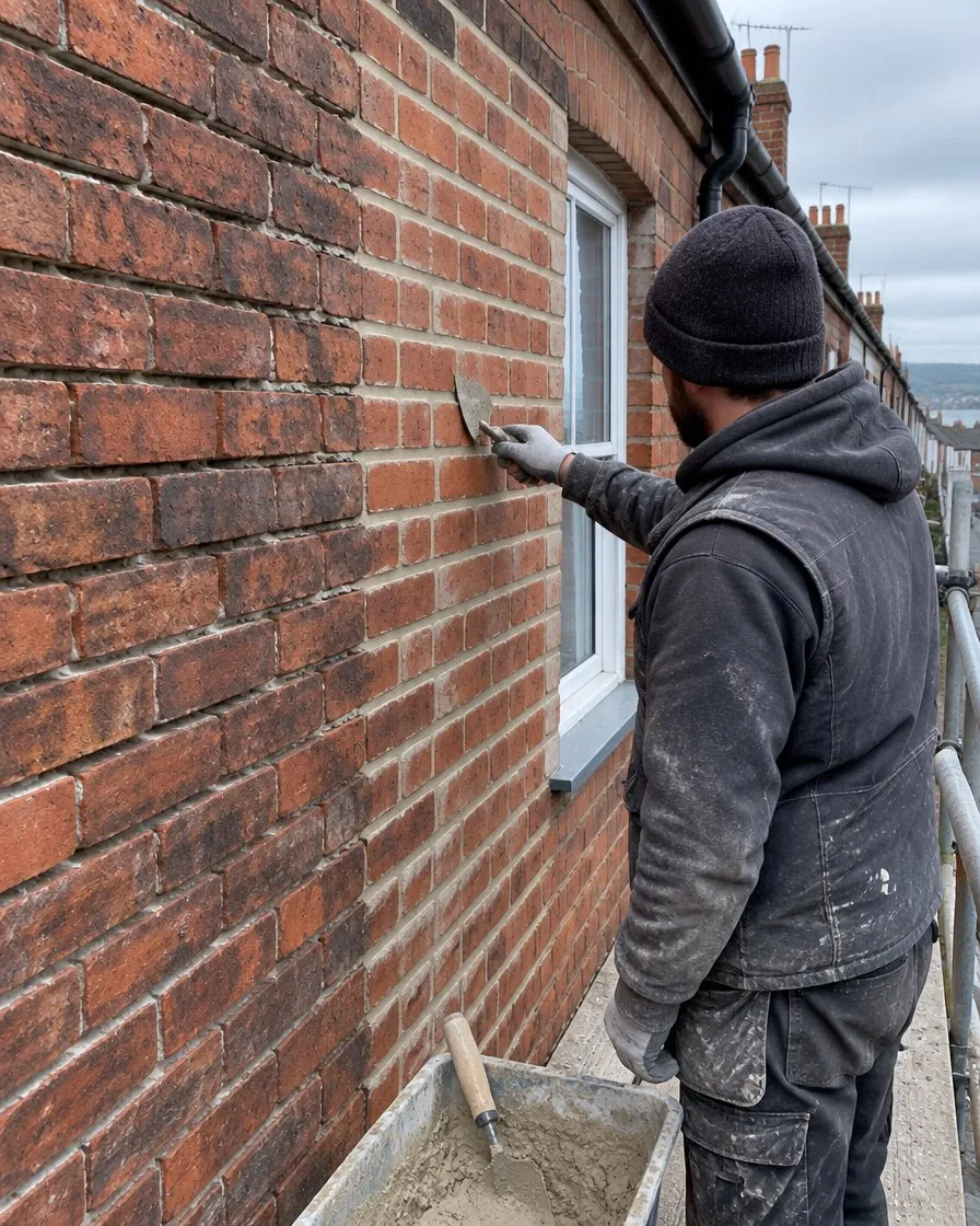Brickwork and repointing in Budleigh Salterton