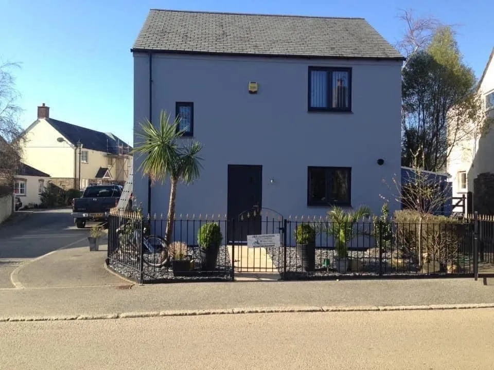 Finished exterior painting and roofline work in Budleigh Salterton